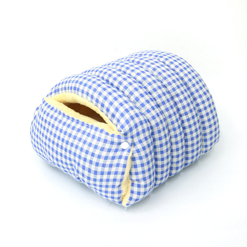 🐶😸Warmth Cozy Comfort Plush Pet Cave