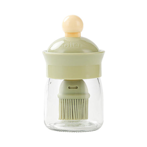 Oil Silicone Brush With Glass Bottle