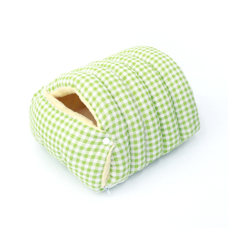 🐶😸Warmth Cozy Comfort  Plush Pet Cave