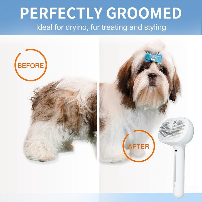 Pet Spray Hair Removal Comb, 1-piece pet hair brush