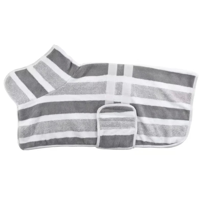 🐶 Pet Quick-Dry Bathrobe Towe