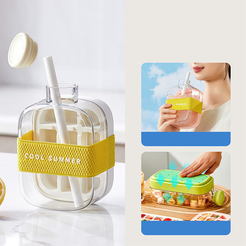 🧊Summer Hot Sale🔥Press-To-Cold Ice Cube Mold & Kettle