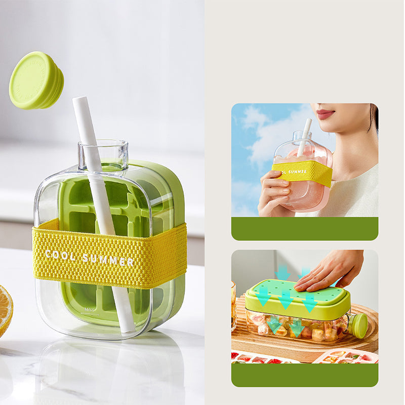 🧊Summer Hot Sale🔥Press-To-Cold Ice Cube Mold & Kettle