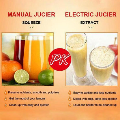 ⚡【Stainless Steel Juicer】Blend a “Vitamin Tornado” in 30 Seconds! 🍹🔥