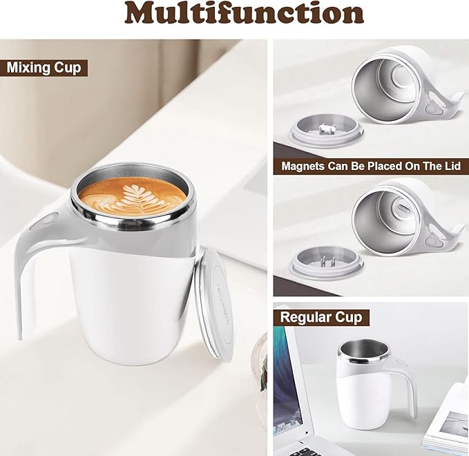 🥳2026 HOT SALE🥳💞50K+ SOLD!💥⏳⚡ 50% OFF! Rechargeable Auto Stir Coffee Mug – One-button magnetic stirring, no more residue. Saves time, easy to clean. Perfect for coffee, hot chocolate & soup. A unique gift for loved ones. ☕🎁