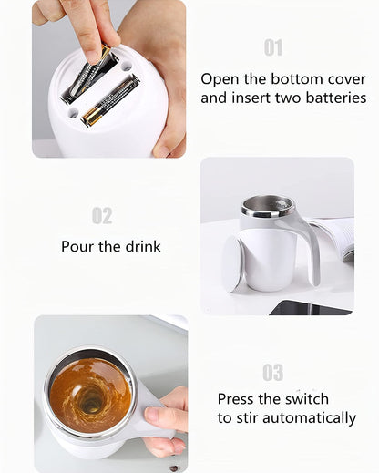 🥳2026 HOT SALE🥳💞50K+ SOLD!💥⏳⚡ 50% OFF! Rechargeable Auto Stir Coffee Mug – One-button magnetic stirring, no more residue. Saves time, easy to clean. Perfect for coffee, hot chocolate & soup. A unique gift for loved ones. ☕🎁
