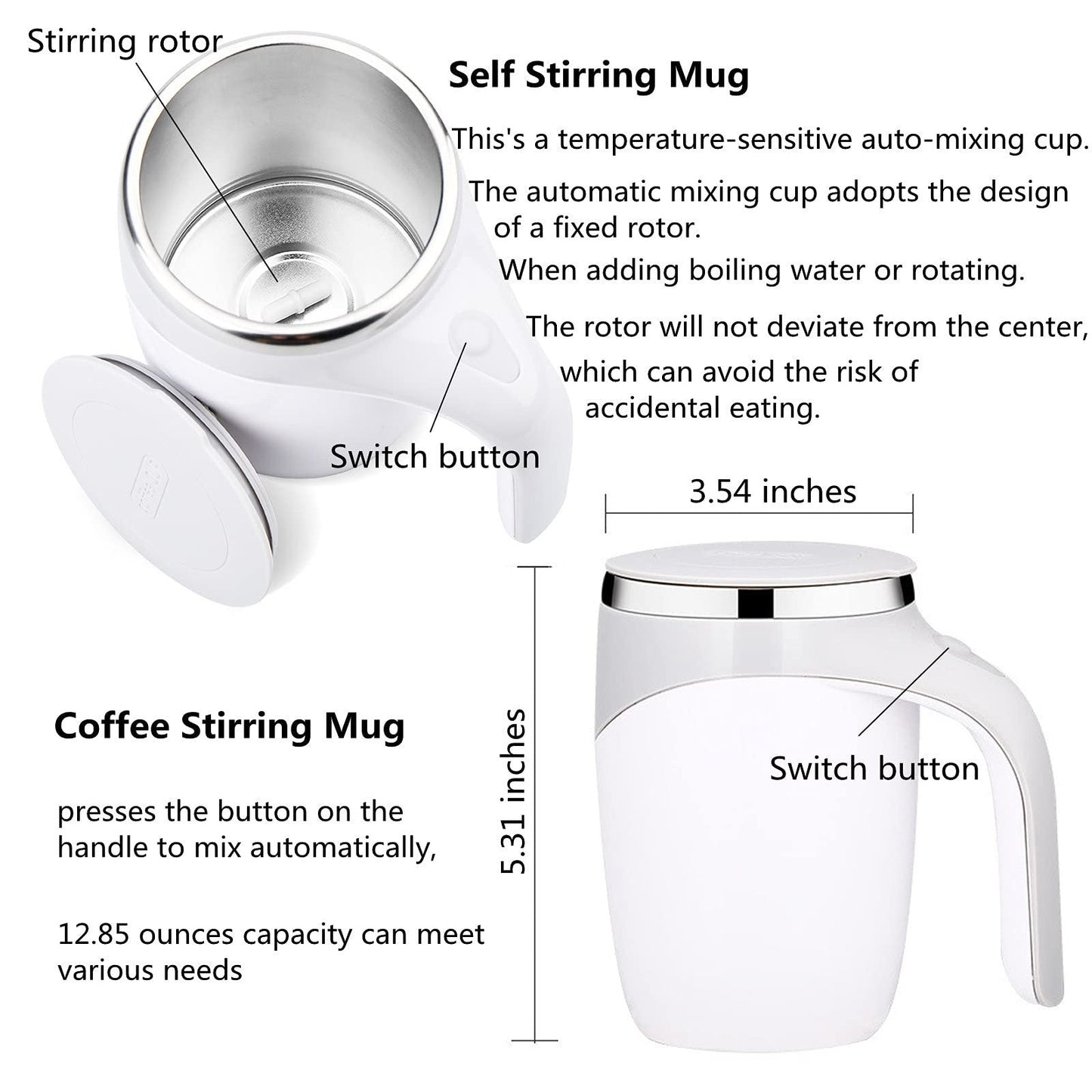 🥳2026 HOT SALE🥳💞50K+ SOLD!💥⏳⚡ 50% OFF! Rechargeable Auto Stir Coffee Mug – One-button magnetic stirring, no more residue. Saves time, easy to clean. Perfect for coffee, hot chocolate & soup. A unique gift for loved ones. ☕🎁