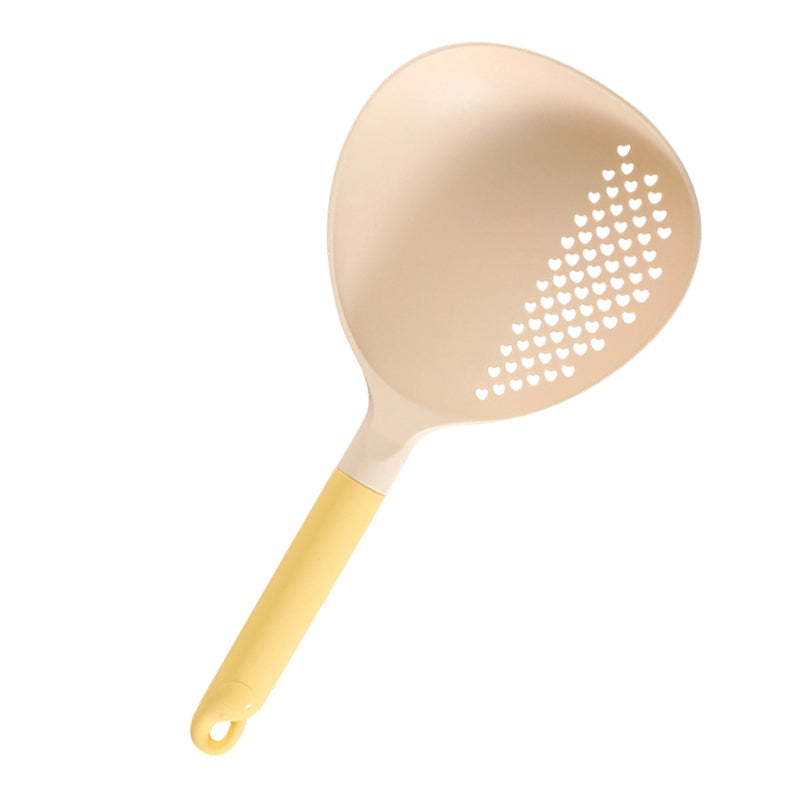 🥄  2-IN-1 SERVING SPOON - Large Capacity with Built-in Strainer, Heat-Resistant Silicone for Cooking and Serving, Dishwasher Safe 🍝🔍