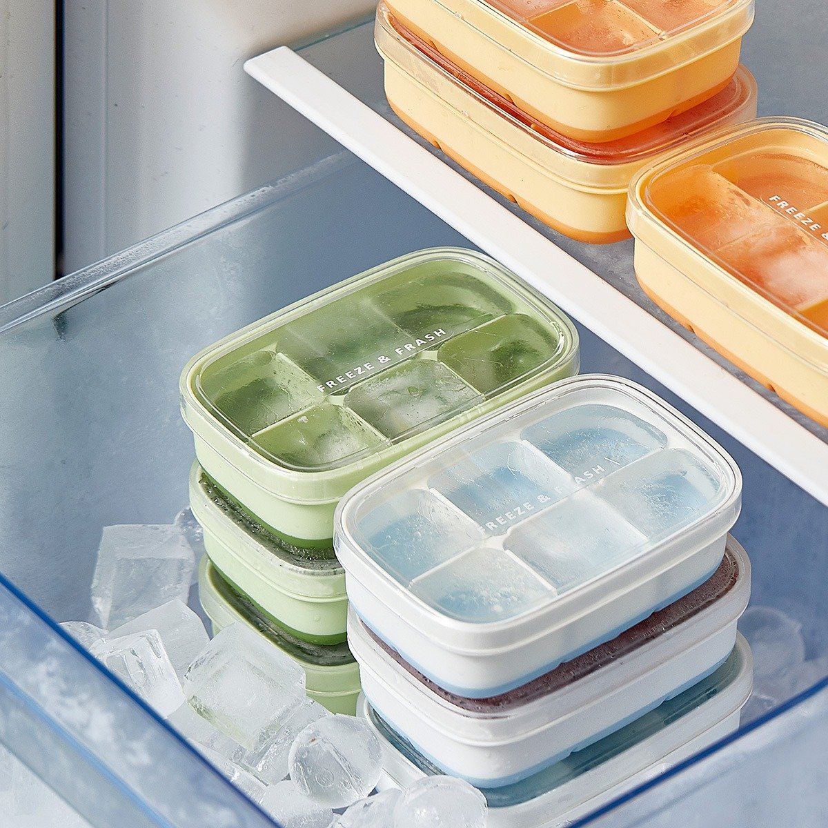 (❤️Mother's Day Sale-50% OFF)  - MINI Press Type Ice Cube Maker (BUY 2 GET 1 FREE)