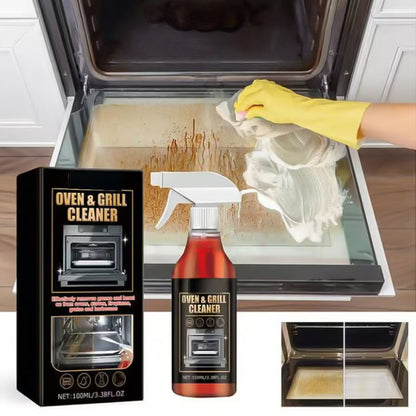 🧼 Powerful Oven & Grill Cleaning Spray: Effortlessly Remove Grease & Food Residues – Without Hard Scrubbing!
