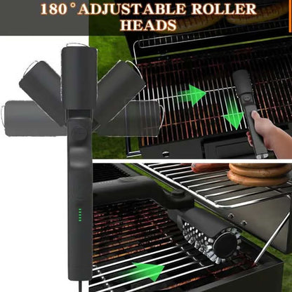 🔥🔥Cordless Electric BBQ Brush Cleaner – Deep Cleaning, Long Handle & Rechargeable🍖
