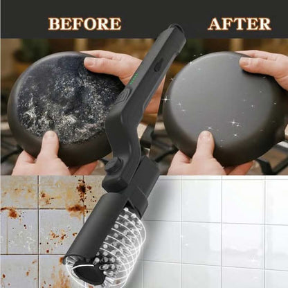 🔥🔥Cordless Electric BBQ Brush Cleaner – Deep Cleaning, Long Handle & Rechargeable🍖