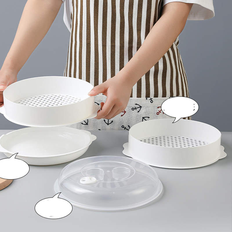 Heat-resistant multi-layer microwave steamer