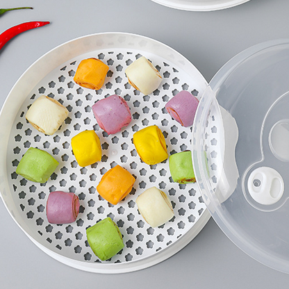 Heat-resistant multi-layer microwave steamer