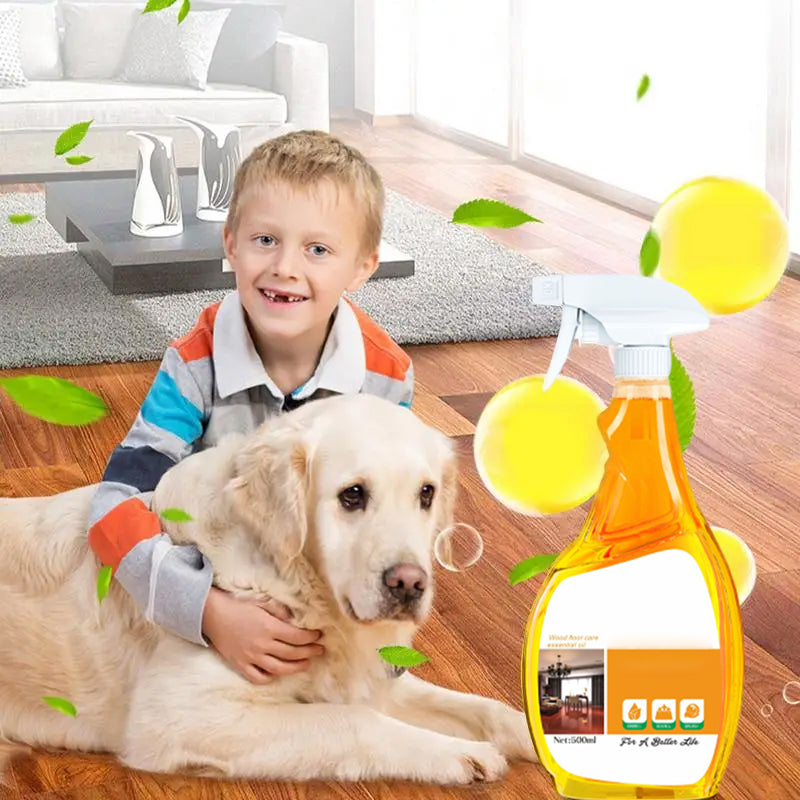 ScratchErase Beeswax Wood Floor Spray – Cleans, Restores Shine & Removes Scratches